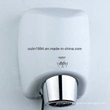1800W Warm Air High Efficiency Touchless No Hands Electric Hand Dryer White Metal